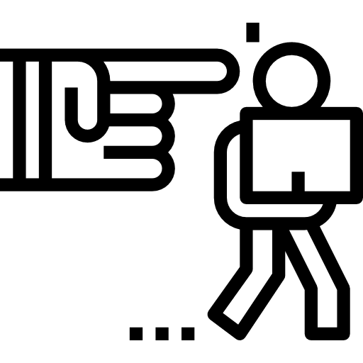 Fired manager businessmen business icon