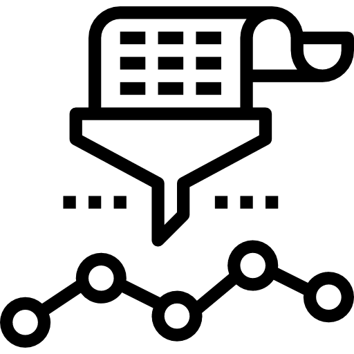 Analytics analytics loss dollar symbol icon