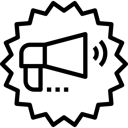 Megaphone loudspeaker tools and utensils shout icon