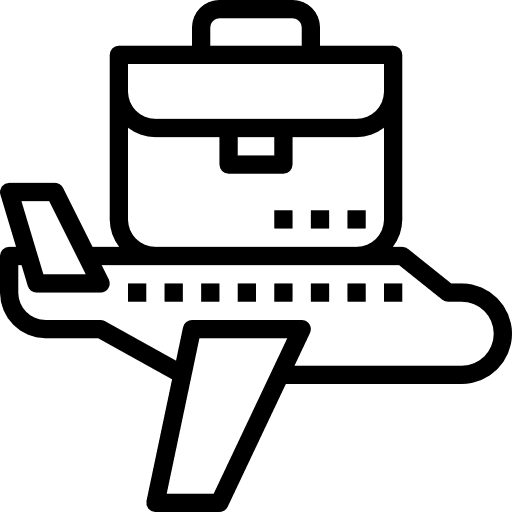 Travel plane travel airport icon