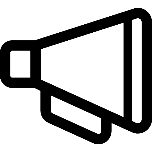 Megaphone cheer shout loudspeaker icon