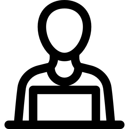 Employee computer employee people icon