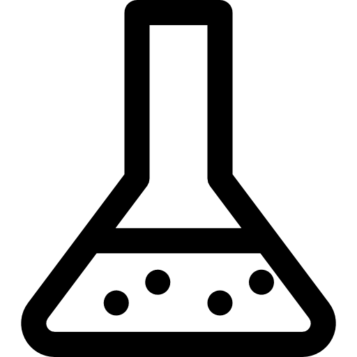 Flasks chemical flask flasks icon