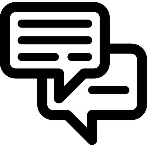 Chat speech chatting dialog icon