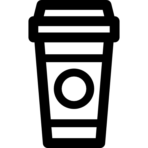 Coffee cup food take away coffee icon