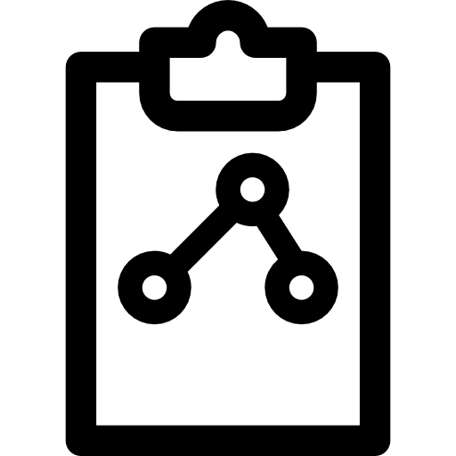 Notepad analytics notepad business icon