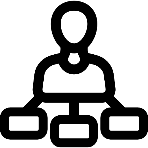 Tasks user people organization icon