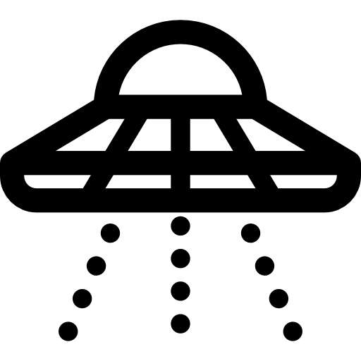 Ufo alien science fiction ufo icon