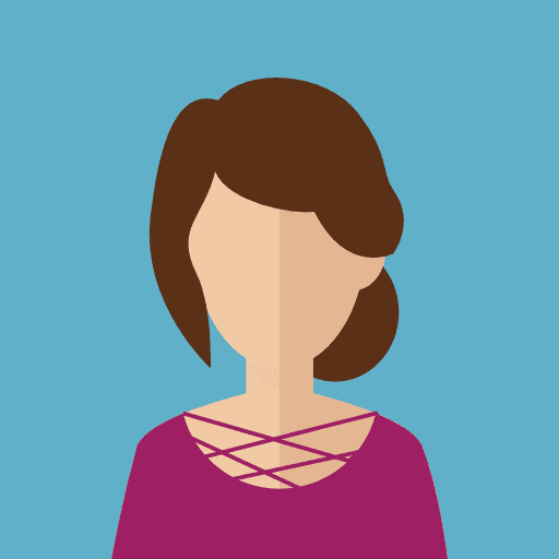 Avatar people girl user icon