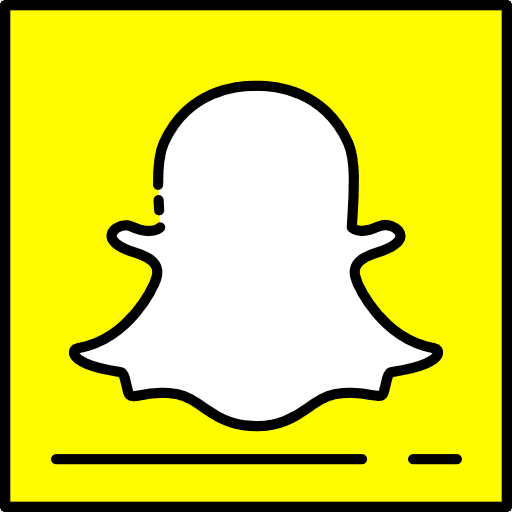 Snapchat social media logotype custom snapchat logo icon