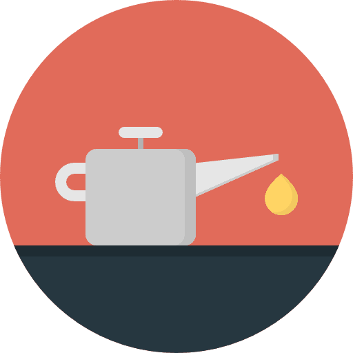 Oil industry gasoline tools and utensils icon