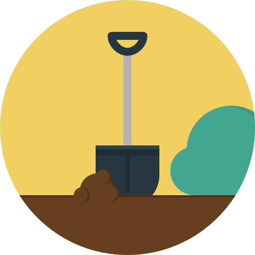 Shovel construction shovel tools and utensils icon