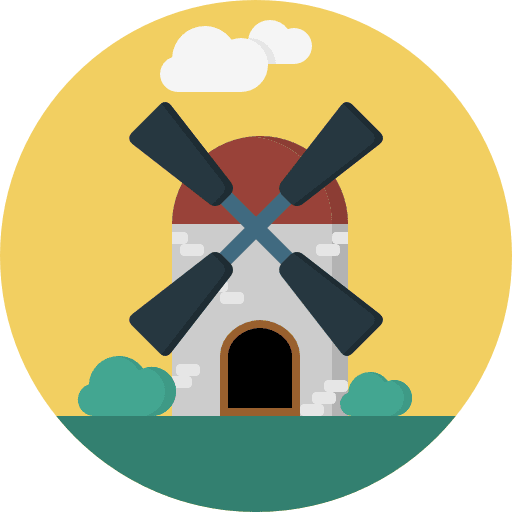 Windmill industry windmill mill icon