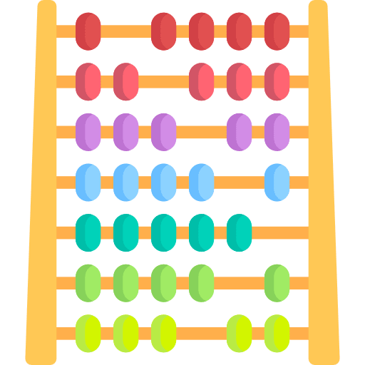 Abacus tools and utensils commerce finances icon