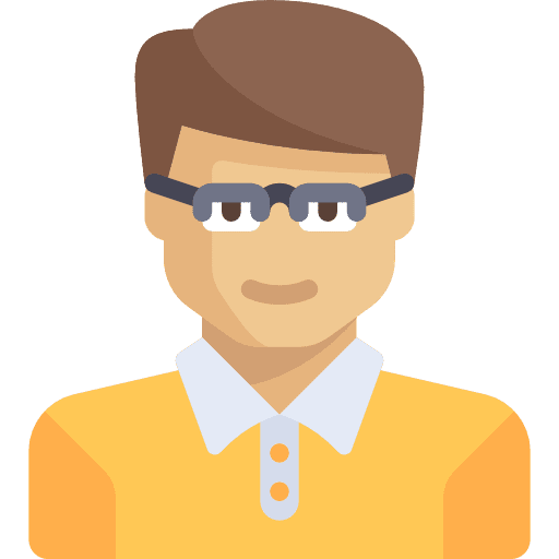 Educator people education man icon