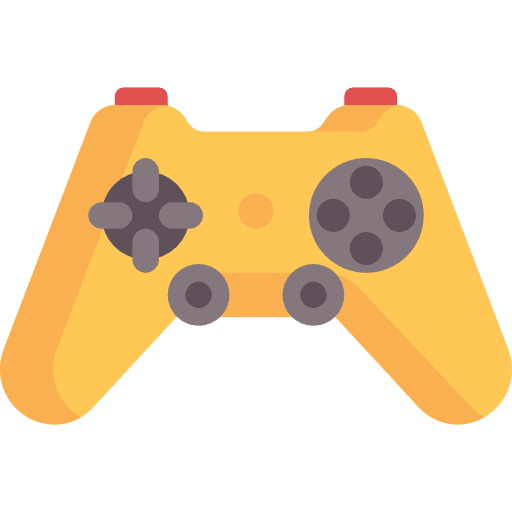 Joystick technology game controller multimedia icon