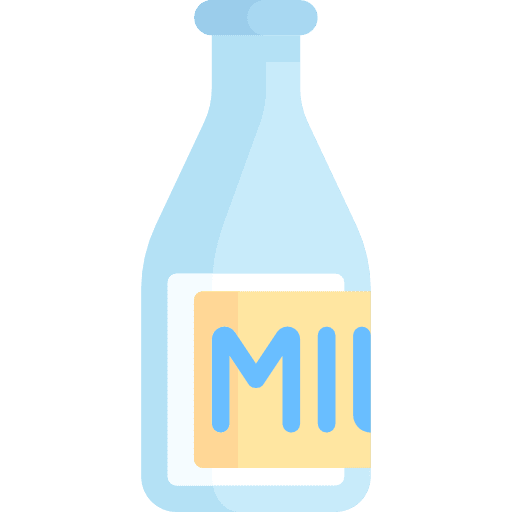 Milk breakfast drink milk icon