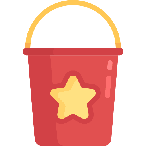 Bucket bucket tools and utensils pail icon