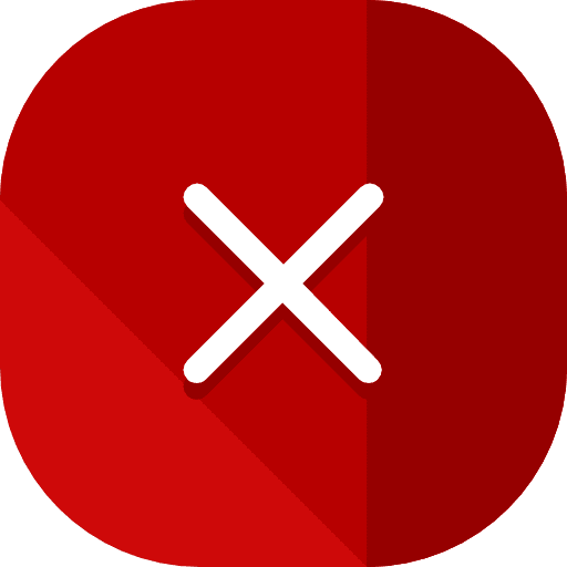 Cancel signs forbidden cancel icon
