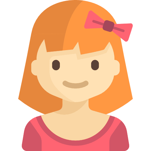 Girl kid and baby people user icon