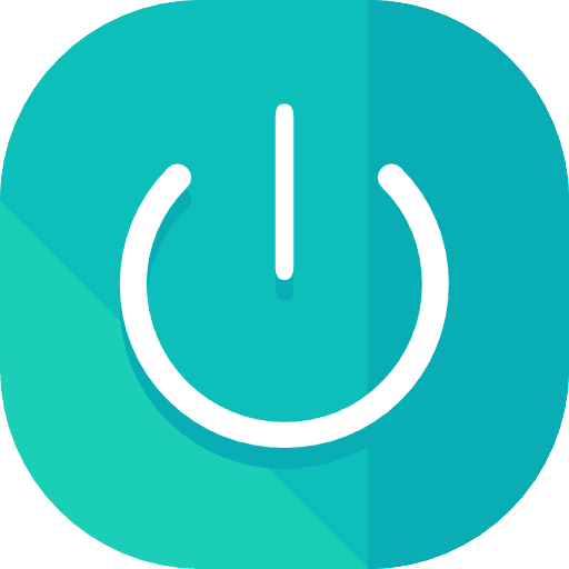 Power button multimedia start button multimedia option icon