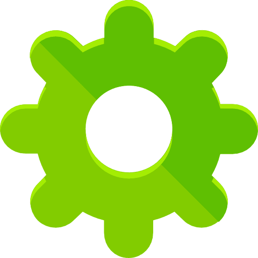 Settings ui cogwheel gear icon
