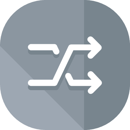 Shuffle changing substitute change icon