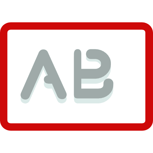 Text text style writing tool icon