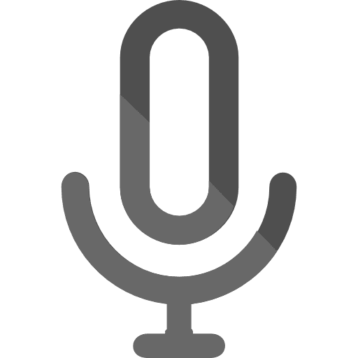 Microphone vintage radio voice recording icon