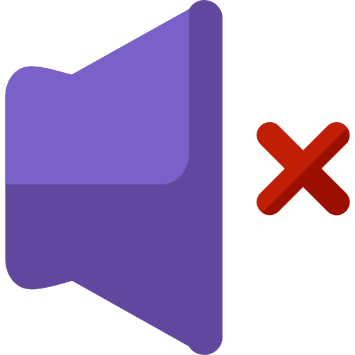 Mute audio mute speaker icon