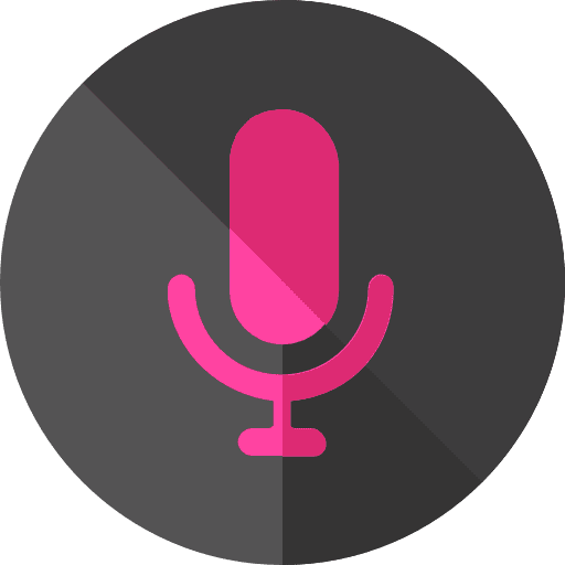 Microphone sound voice recording music and multimedia icon