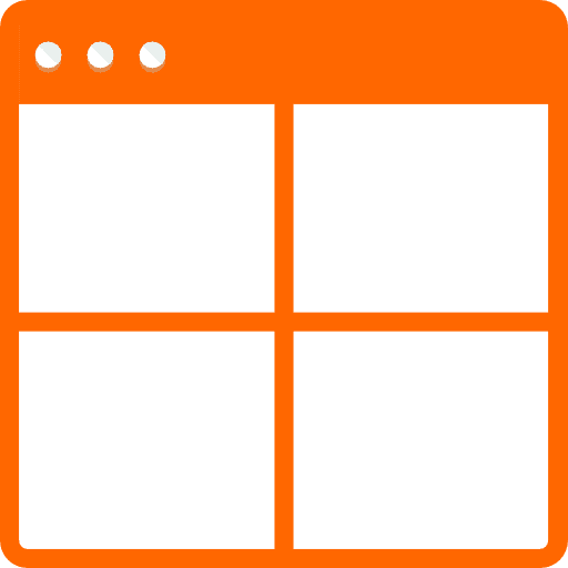 Browser interface internet browser icon