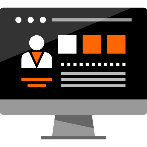 Monitor computer television monitor icon