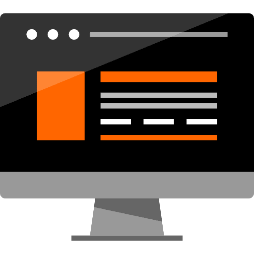 Monitor computer television monitor icon