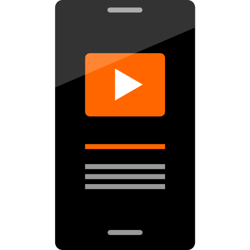 Smartphone touch screen cellphone communications icon