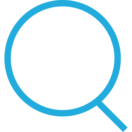 Search zoom magnifying glass loupe icon