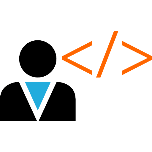 User people social coding icon