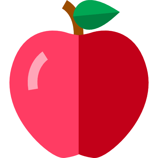 Apple food and restaurant healthy food vegetarian icon