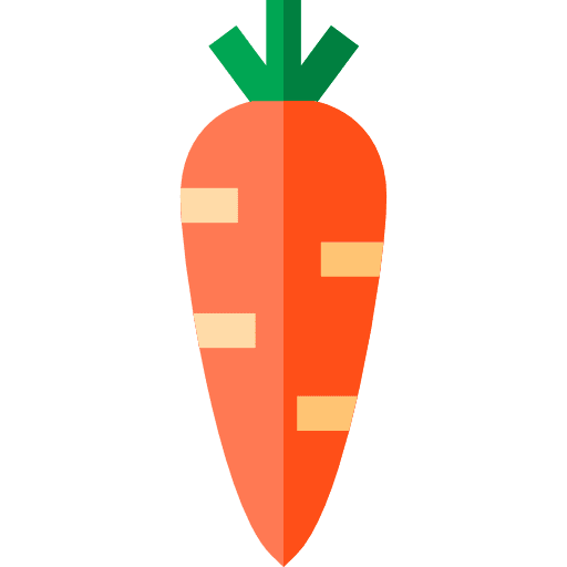 Carrot diet vegetarian vegan icon