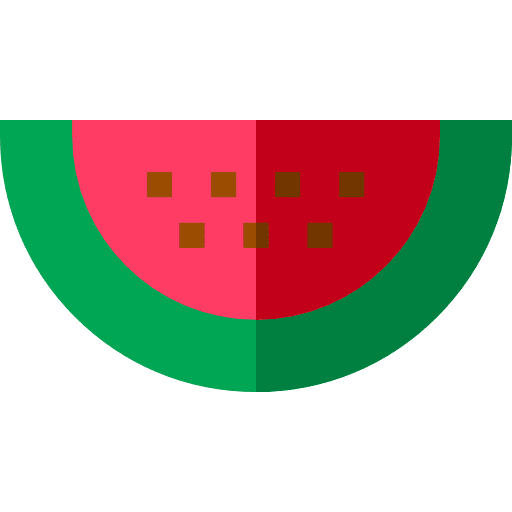 Watermelon food and restaurant watermelon food icon