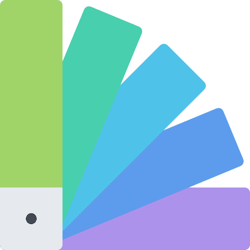 Pantone colors edit tools paints icon