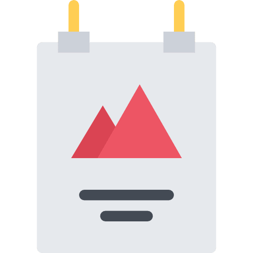 Poster brand communications poster icon