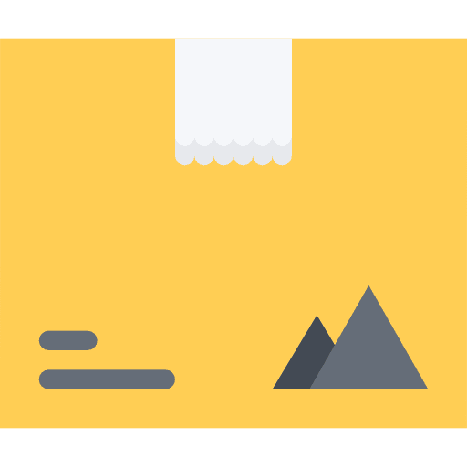 Box packing box boxes icon