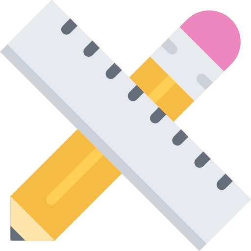 Edit tools tools and utensils art ruler icon