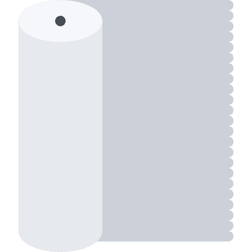 Paper roll printing printer rolls icon