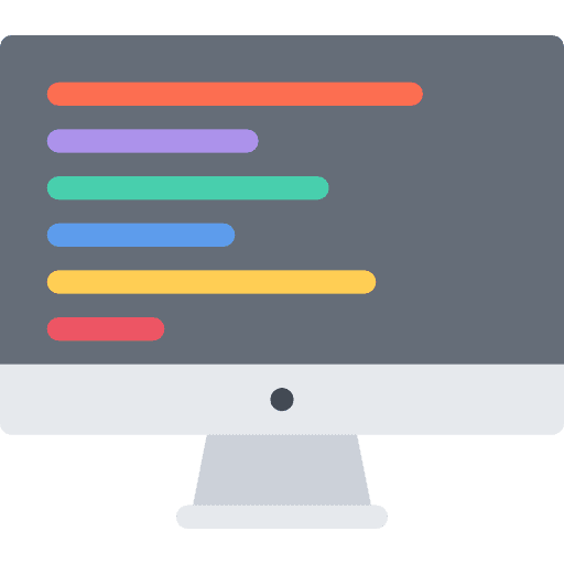 Programming computing screen technology icon
