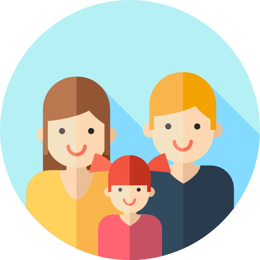 Family family father daughter icon