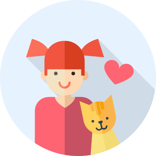 Girl people young child icon