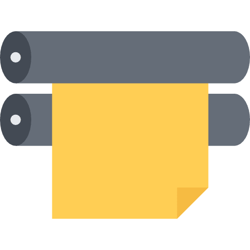 Printer papers printer folded icon