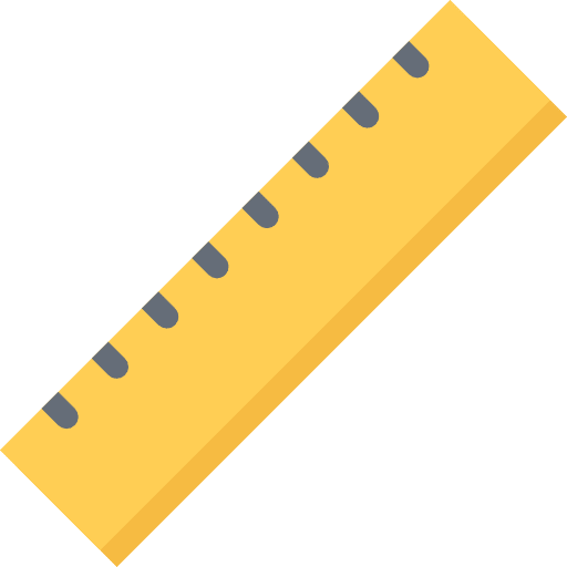 Ruler graphic tool edit tools triangle icon